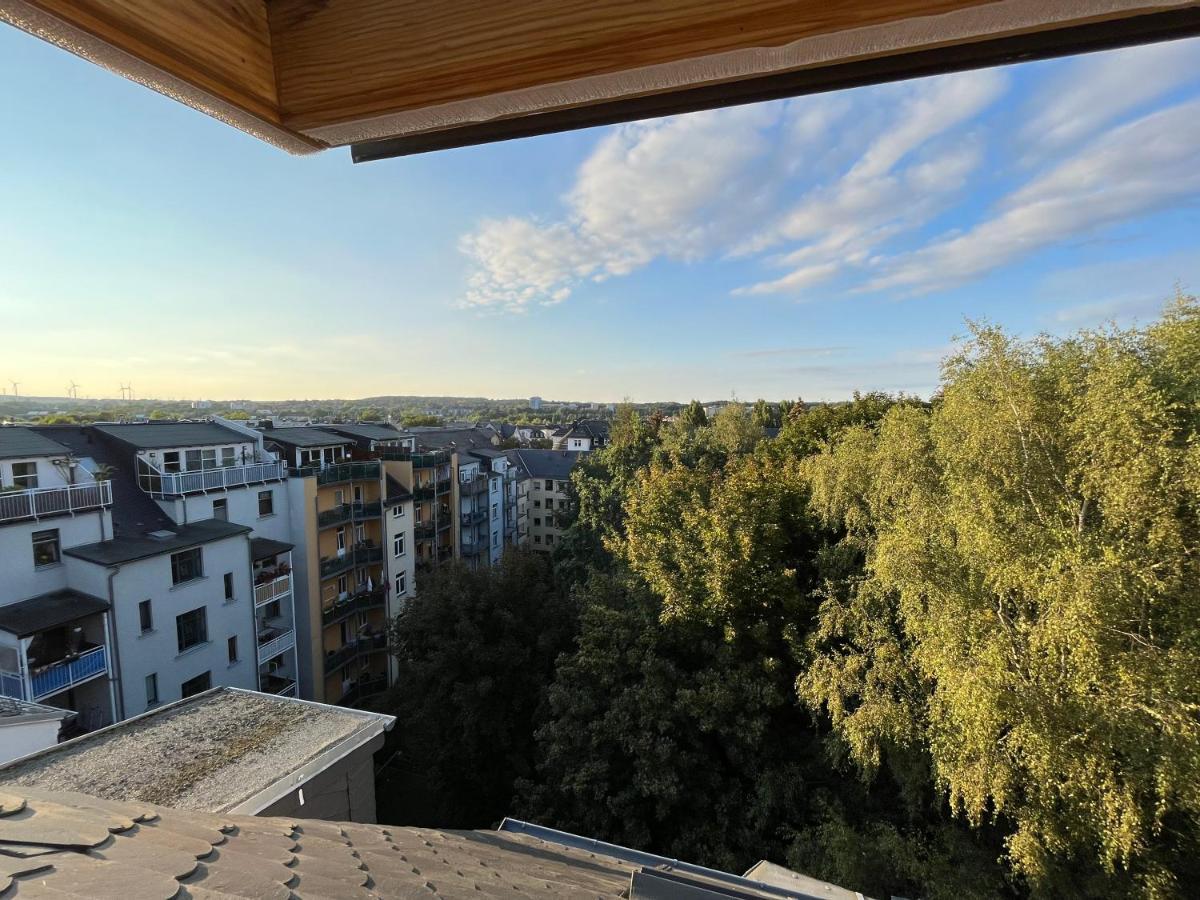 105 QM neues klimatisiertes Appartment für Familien Chemnitz Exterior foto
